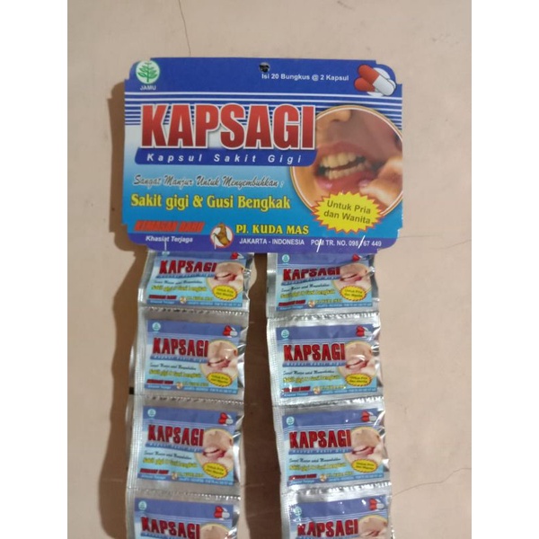 

KAPSAGI kapsul sakit gigi&gusi bngkak