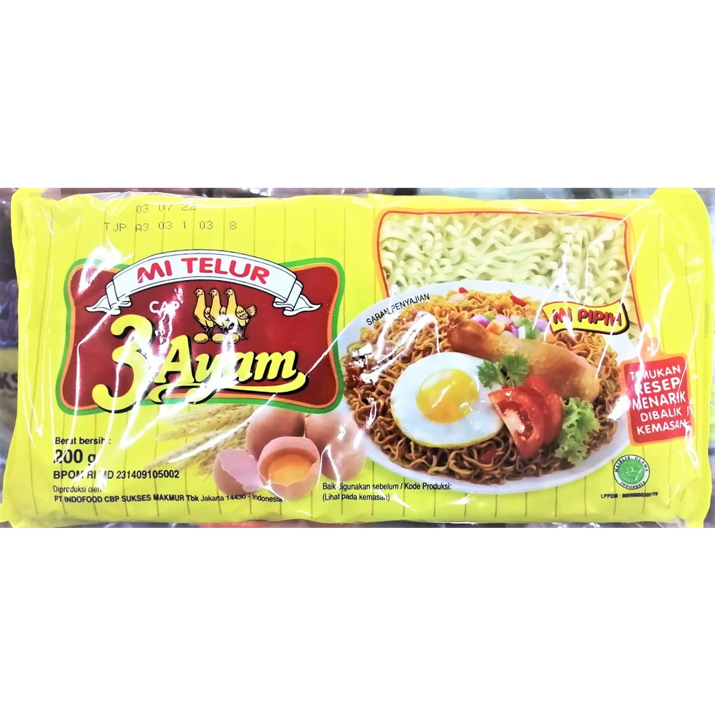 

3 Ayam Mie Telur