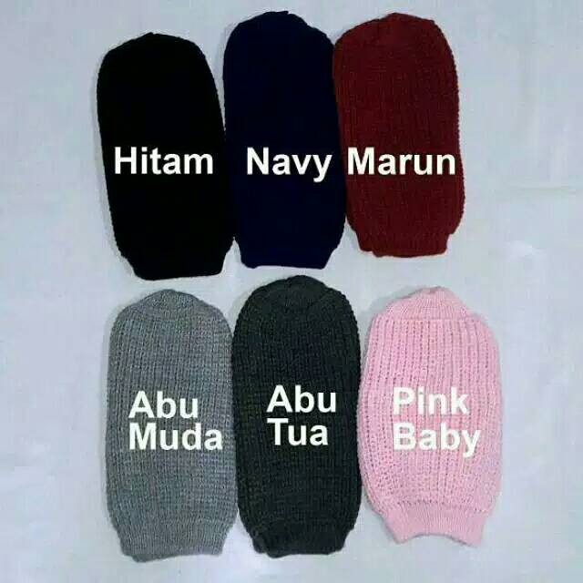 Kupluk Besar Bahan Rajut beanie hat