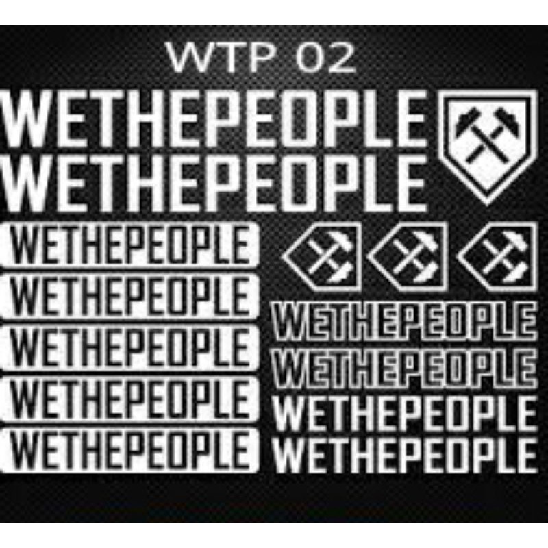 decal set bmx wtp #stiker bmx wtp #wethepeople #decal bmx