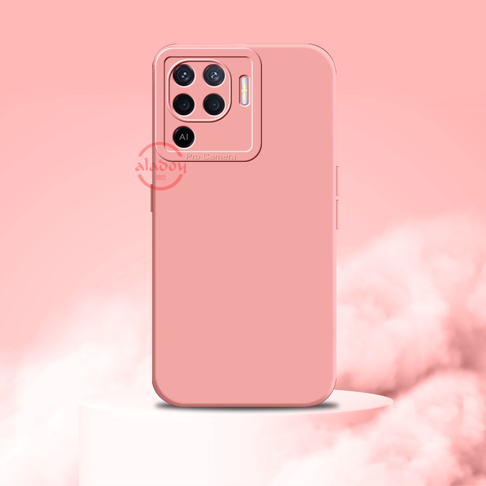 Soft Case Oppo Reno 5F , Oppo F19 Pro , Oppo A94 Case Liquid Silicone Pro Camera Premium Casing