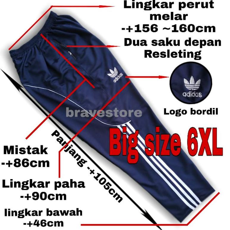 [KODE PRODUK HTRYG9481] Celana training Super jumbo/Big sise xxxxxL pria wanita
