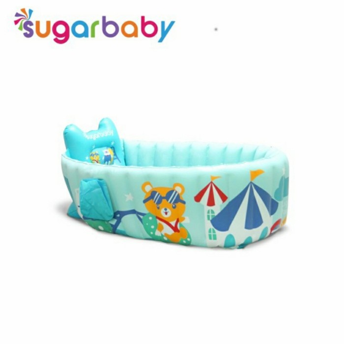 SUGAR BABY Bathtub Bak Mandi Bayi Tiup Inflatable Bath Tub Portable