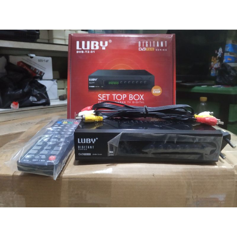 Jual Set Top Box Luby Dvb T Stb Luby Set Box Luby Dvbt Tv Receiver Stb Indonesia Shopee