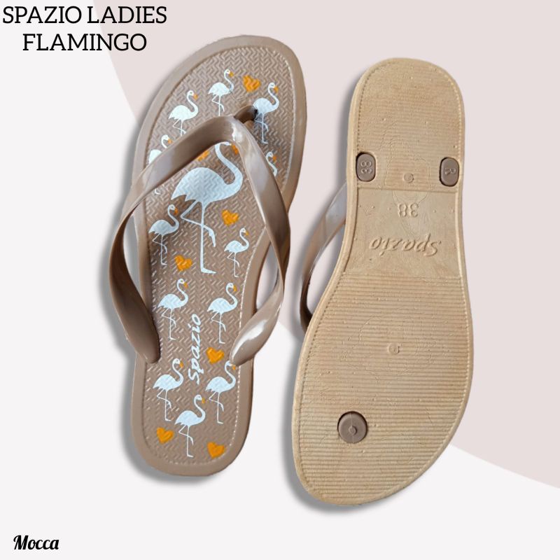 Flash Sale!!! Sandal Wanita jepit flaminggo atau Polos bahan pvc seperti pcu seperti wonderly