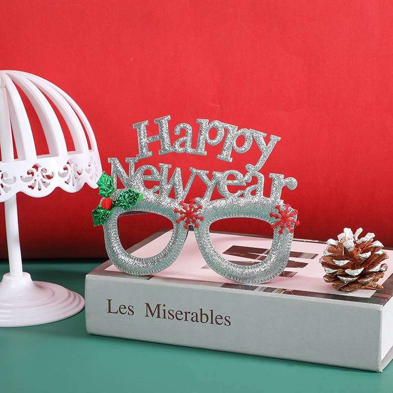 NEW Kacamata natal anak / Christmas Glasses Gliter
