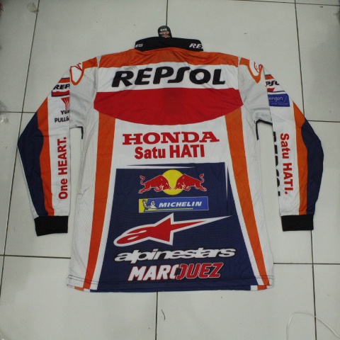 baju motor cross dewasa/baju dunhil mtb/baju team honda krah dewasa