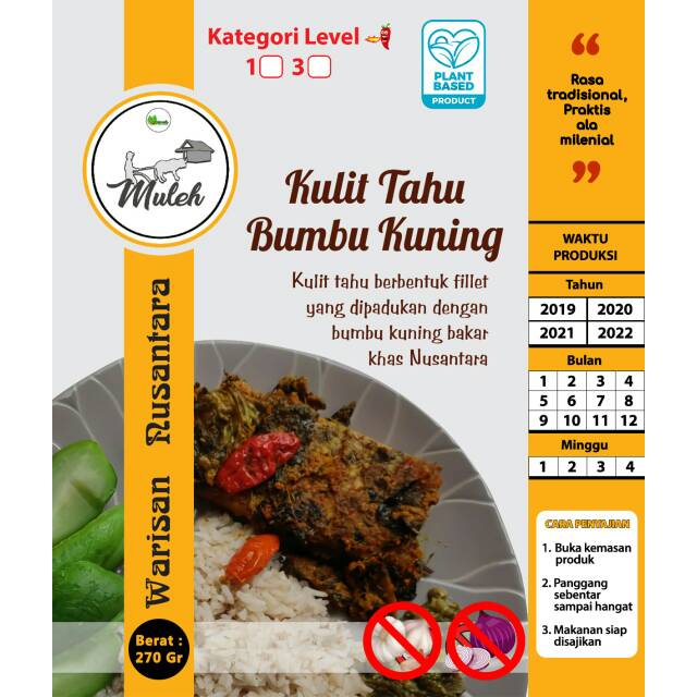 

Kulit Tahu Bumbu Kuning / Pepes Tahu