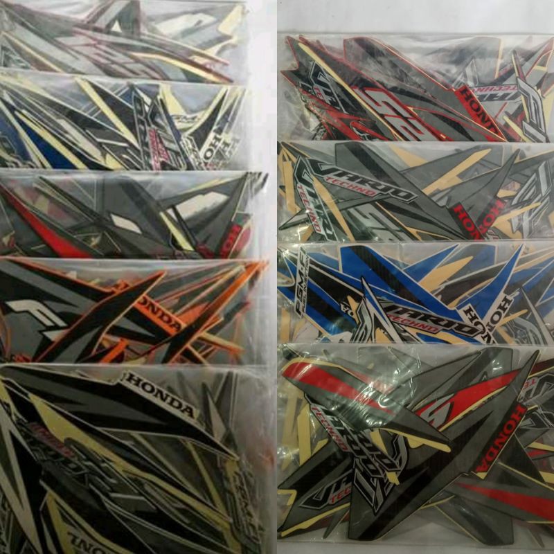 (Bisa COD) sticker striping Vario CBS Fi 125 ori stiker list body Vario 2012 2013 2014