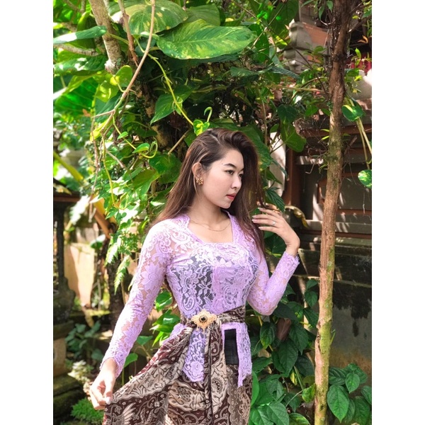 kby jadi bahan semi prancis#kebaya bali