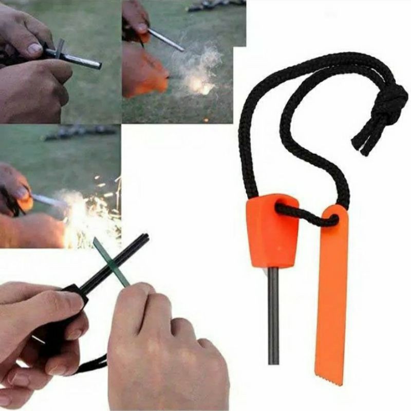 Outdoor Survival Magnesium Flint Stone Fire Starter