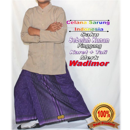 Sarung Celana Wadimor Terbaru - Celana Sarung Anak Wadimor original Terbaru 100%