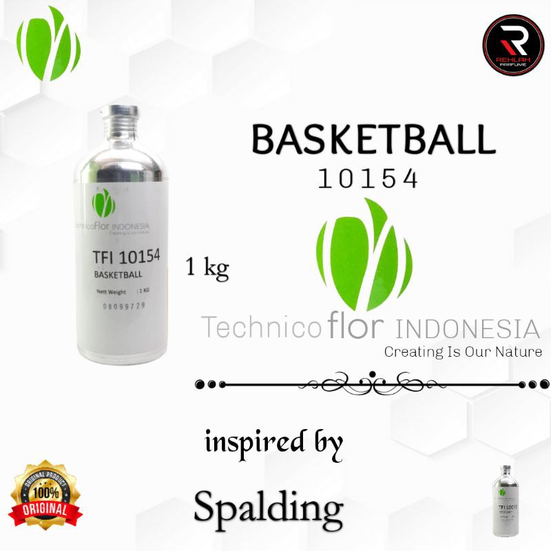 BASKETBALL BY TFI BIBIT PARFUM INSPIRASI AROMA SPALDING KEMASAN SEGEL ORIGINAL PABRIK 1 KG