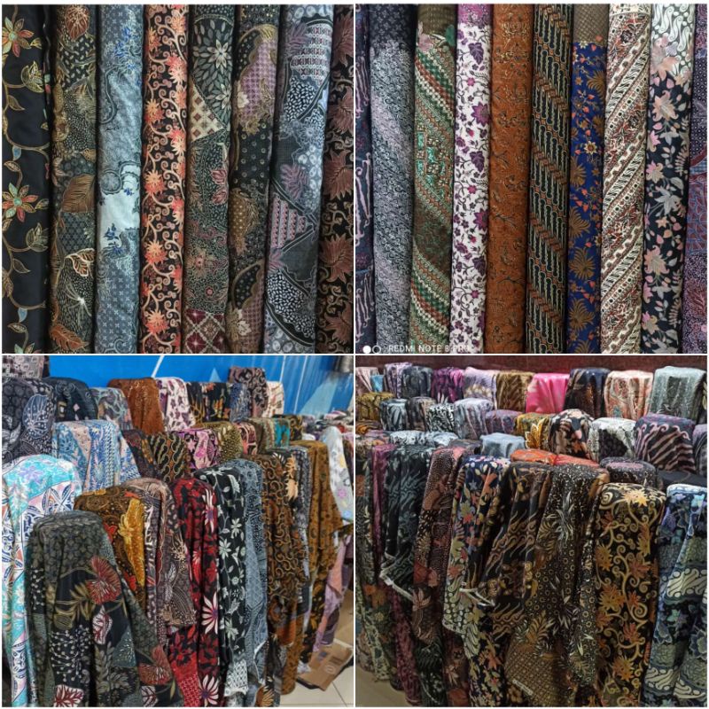 Bakal Kain Batik Semi Sutra Voil, Motif Kraton Batik Execlusive Bahan Printing Bahan Kain Batik Halu