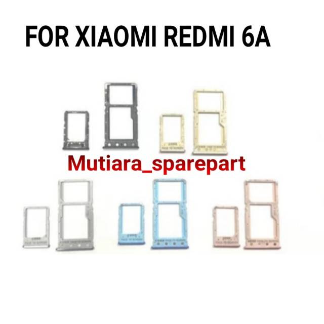 SIMTRAY SIM CARD XIAOMI REDMI 6A DUAL SIM