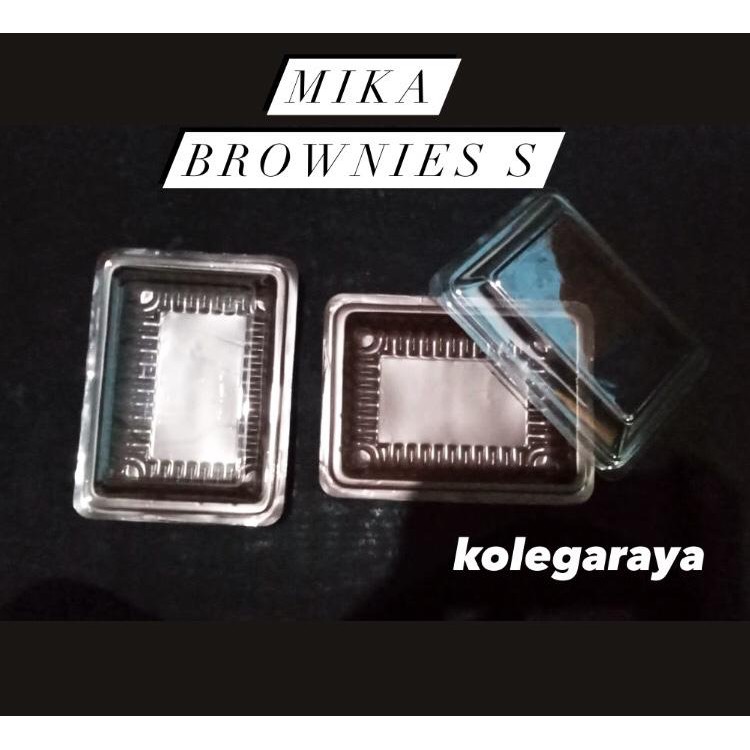 Mika Kue Brownies Mika Nasi Uk S 50PCS Ready Warna PINK dan COKLAT