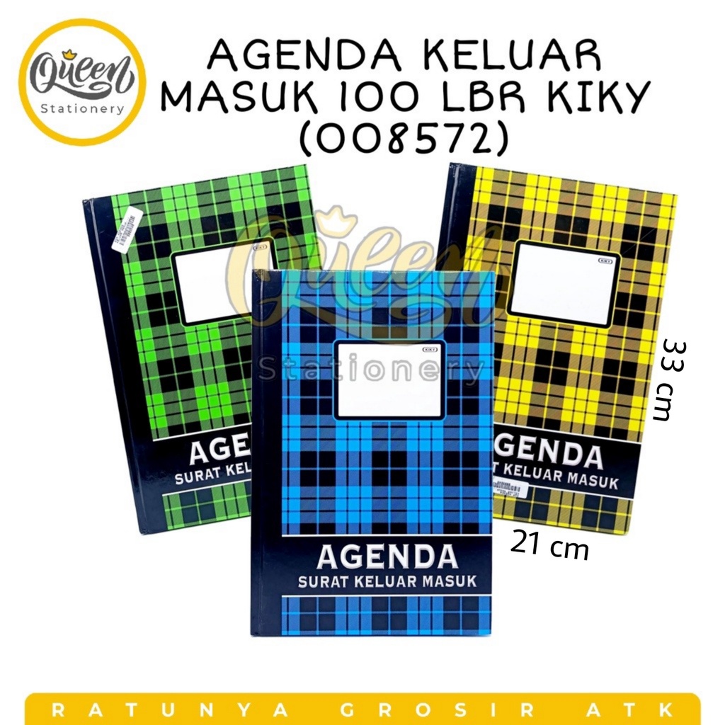 

1 PCS AGENDA KELUAR MASUK 100 LBR KIKY (008572)