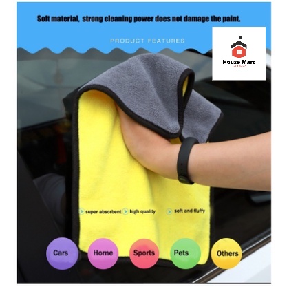 PROMO Kain Lap Microfiber Kain Lap Serbaguna untuk Mobil Motor Dapur RuangTamu