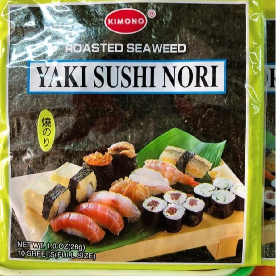 

>>TERMURAH<< Kimono yaki sushi nori roasted 10 sheets .,.,.,!!