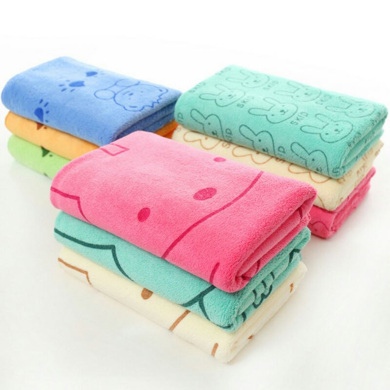 Handuk Microfiber / Handuk Baby / Handuk Anak halus dan lembut 35x75cm