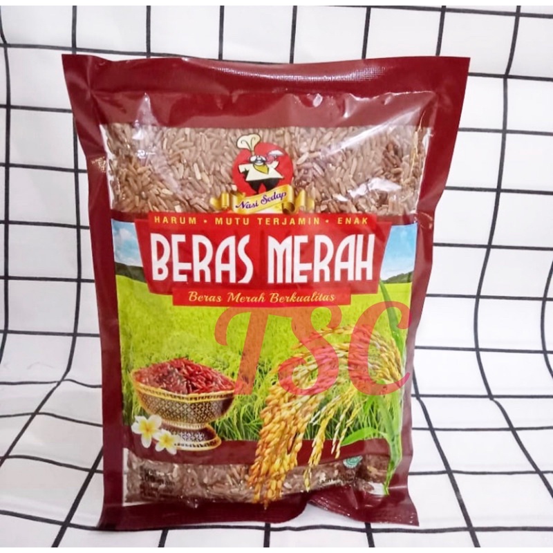 

Beras Merah Nasi Sedap Beras Merah 500gr Beras Merah Cap Nasi Sedap