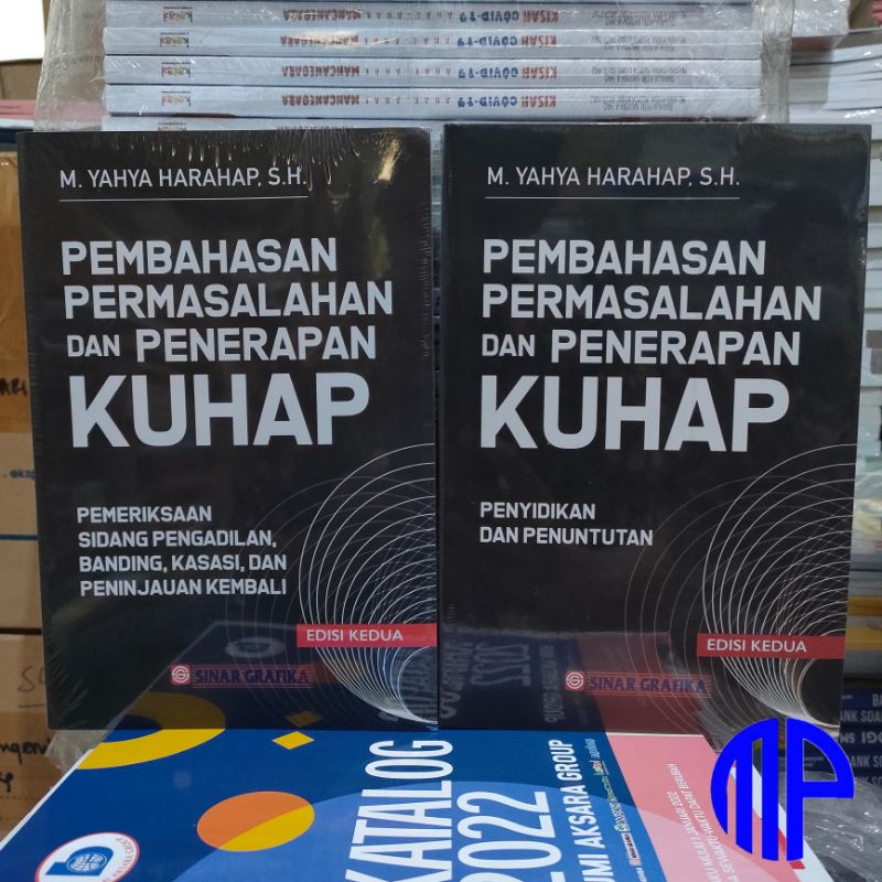 Buku Original - Pembahasan Permasalahan dan Penerapan KUHAP Pemeriksaan dan Penyidikan - M. Yahya Ha