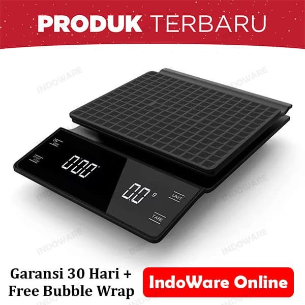 

DISKON - (BISA COD) Timbangan Kopi Digital 3KG / 0.1GR Timer V60 Drip Coffee Scale Premium