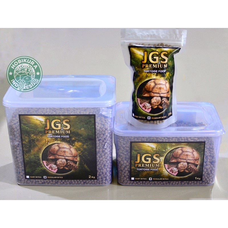 Pelet JGS Premium 1 kg / Tortoise Food / Pelet Kura Darat / Makanan Kura - Kura