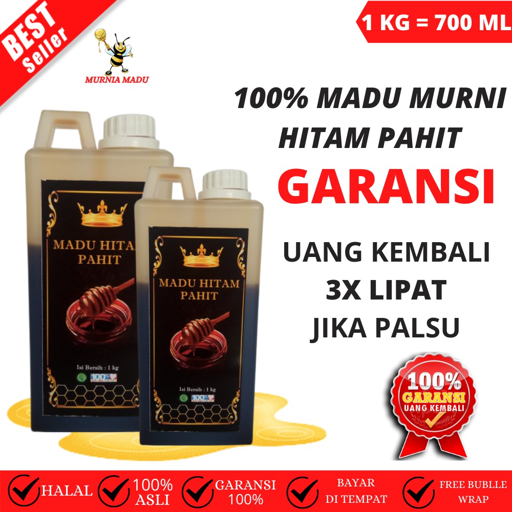 

Madu Hitam Pahit Murni Hutan Asli | Madu Hutan Multiflora Sumbawa Murni 100% Alami Nusantara 1kg
