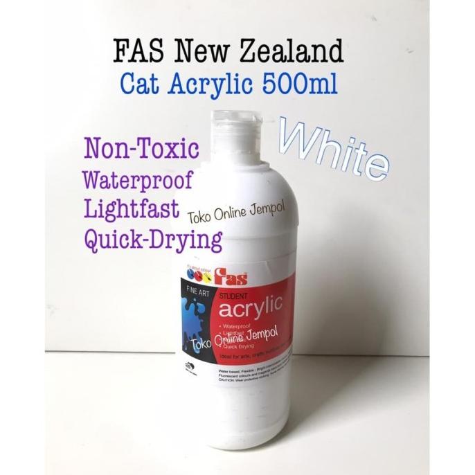 

TERLARIS PUTIH Cat Acrylic 500ml FAS New Zealand Paint Akrilik White ATK0954FS/CAT AKRILIK SET/CAT AKRILIK SET 24 WARNA/CAT AKRILIK PASTEL/CAT AIR/CAT AIR LUKIS SET/CAT AIR GIOTTO/KUAS LUKIS 1 SET/KUAS LUKIS KECIL/KUAS LUKIS LENGKAP/KANVAS LUKIS/KANVAS