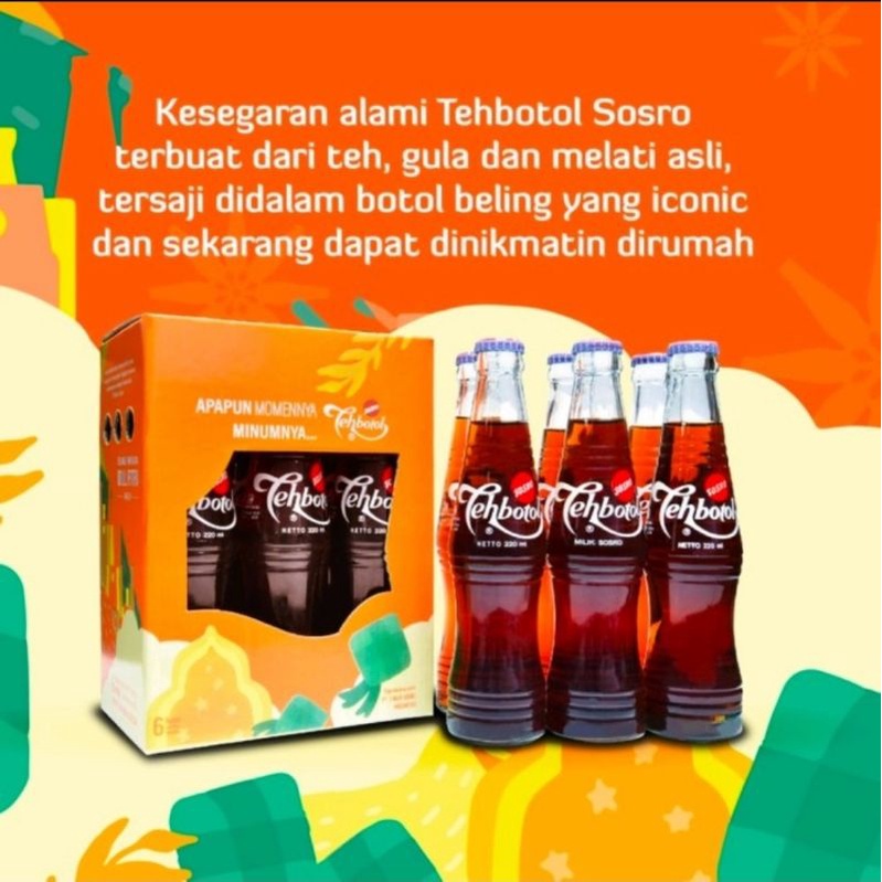 

TEH BOTOL / STEE KACA 6X220 ml
