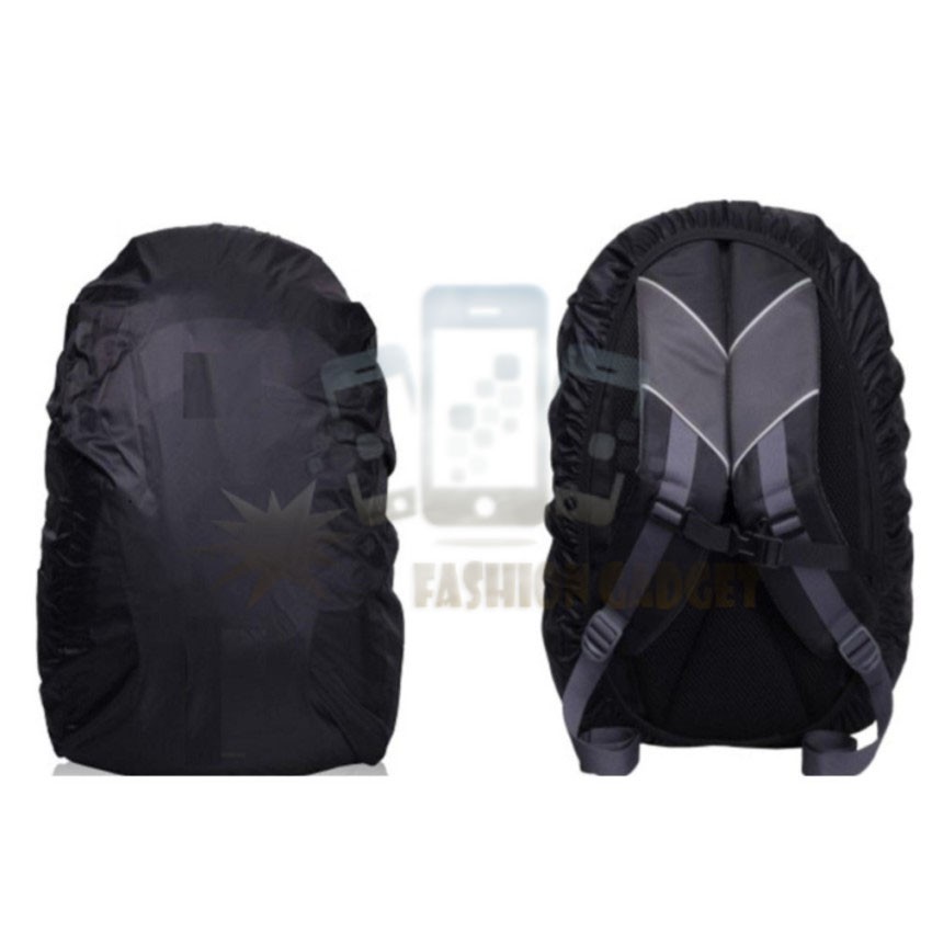 Tas Ransel Tahan Air Dengan Penutup Anti Hujan Untuk Berkemah / Mendaki - Colour Black