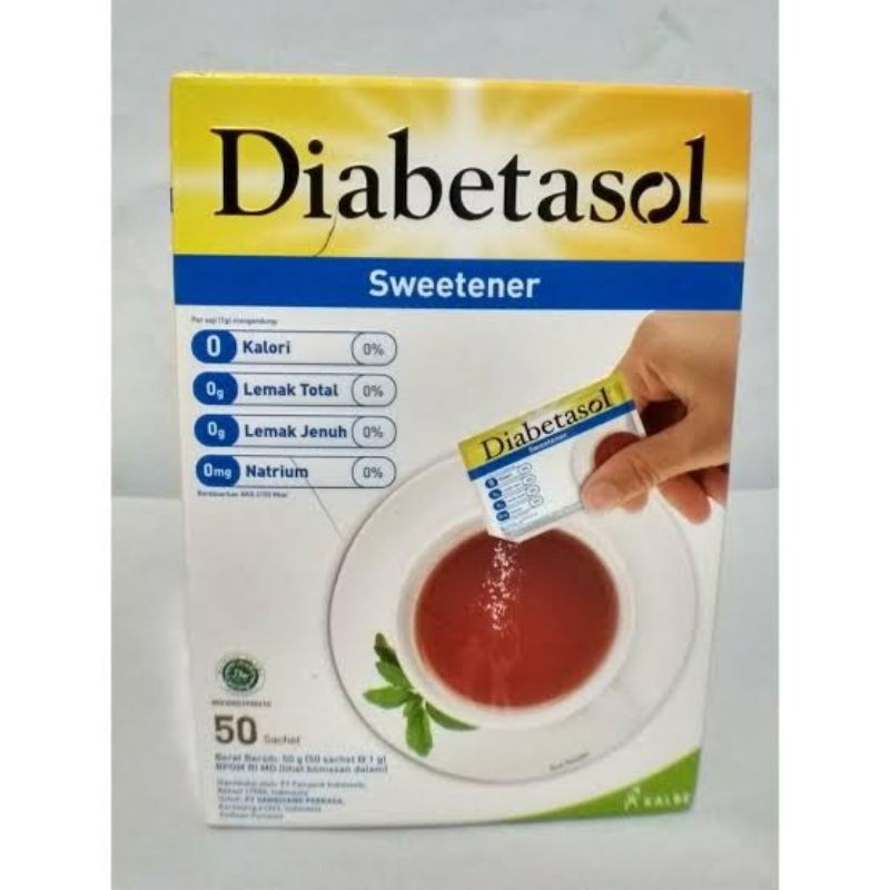 

Gula DIABETASOL Sweetener isi 50