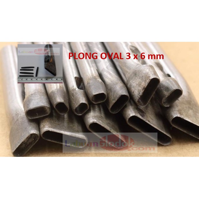 

Plong Oval 3mm x 6mm - Punch Hole Leather Oval-Plong/Pembolong Oval 3mm x 6mm
