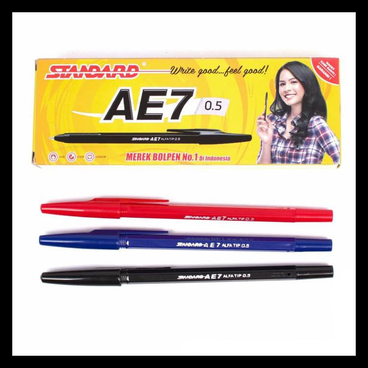 

TERLARIS PULPEN/PEN STANDARD AE7 (GROSIR) - HITAM BARANG TERUPDATE