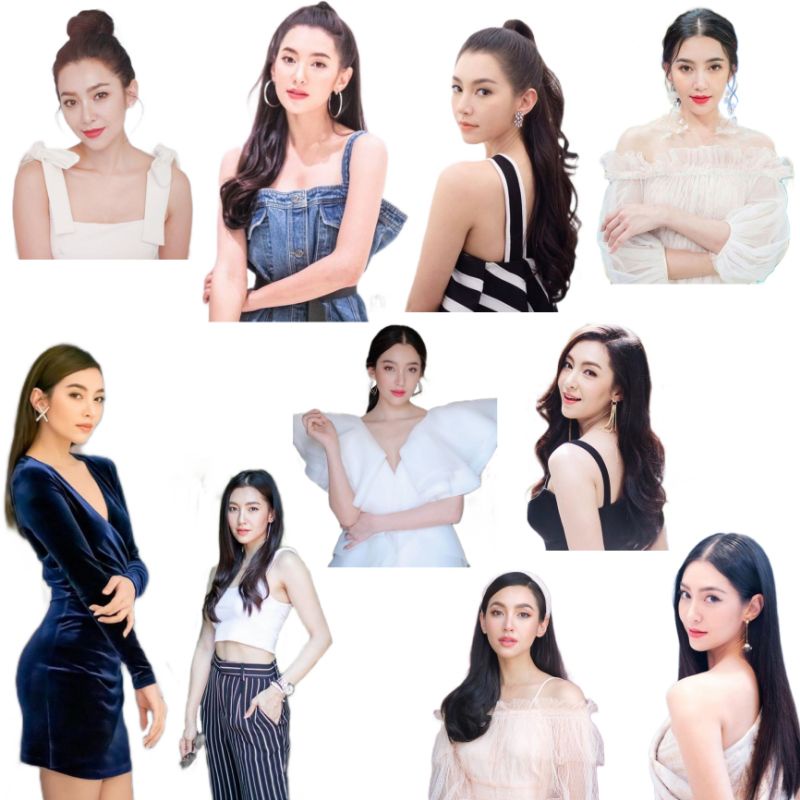 

10 Stiker murah Bella Ranee Champen Thailand diy aesthetic tahan air stiker laptop/handphone/scrapbook/buku jurnal