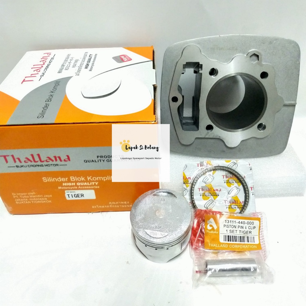 BLOK SEHER ASSY TIGER BORING SET SILINDER BLOK TIGER LAMA/TIGER NEW REVO STD 63,5MM THALLAND