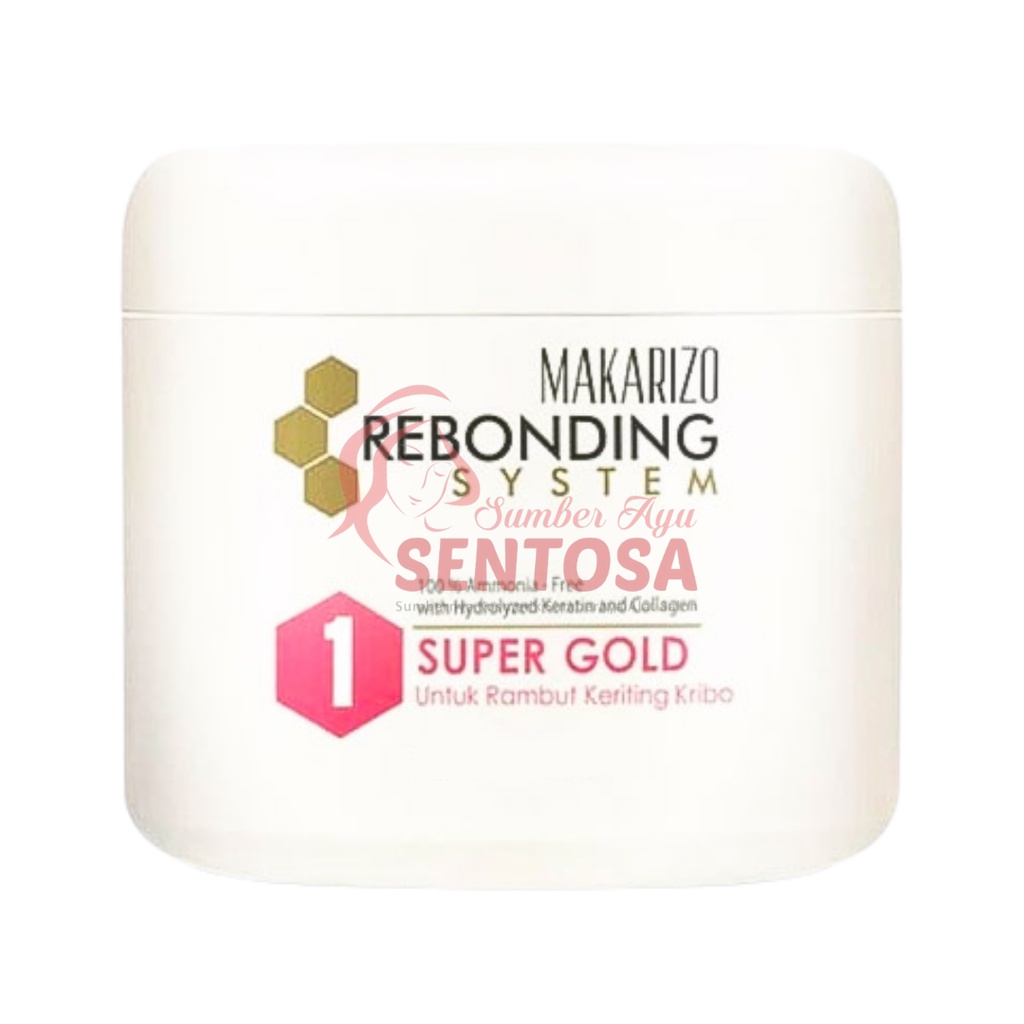 MAKARIZO REBONDING SYSTEM STRAIGHTENING CREAM POT 1.000 GR