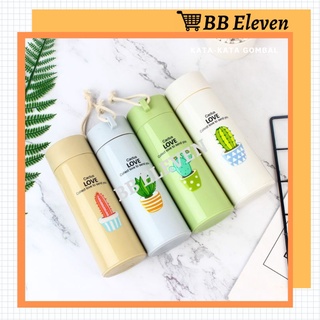 BOTOL KACA Termos Unik Motif Tanaman Cactus Kaktus Cartoon BOTOL KACA Termos Unik Motif Tanaman Cactus Kaktus Cartoon