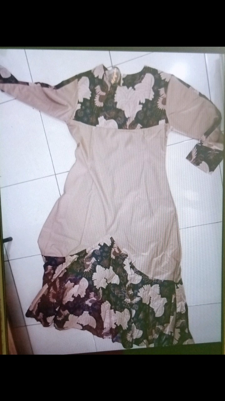 Batik Solehah Baju Gamis Pasangan Couple Muslim Cp Carita