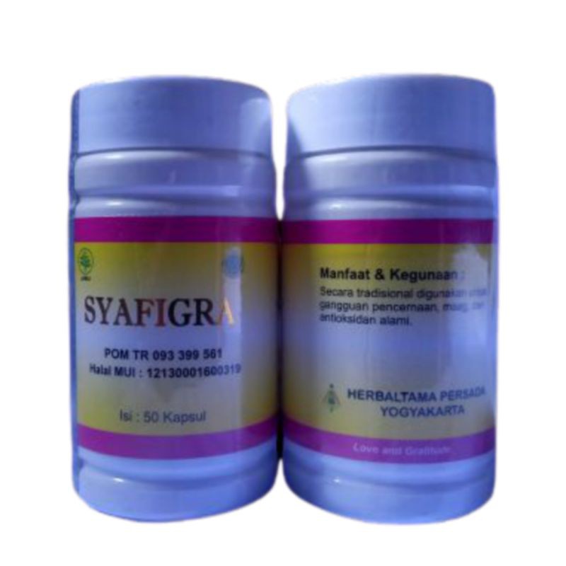 

Obat Kista Keputihan SYAFIGRA HERBAL Obat Maag Tumor Antioksidan Alami