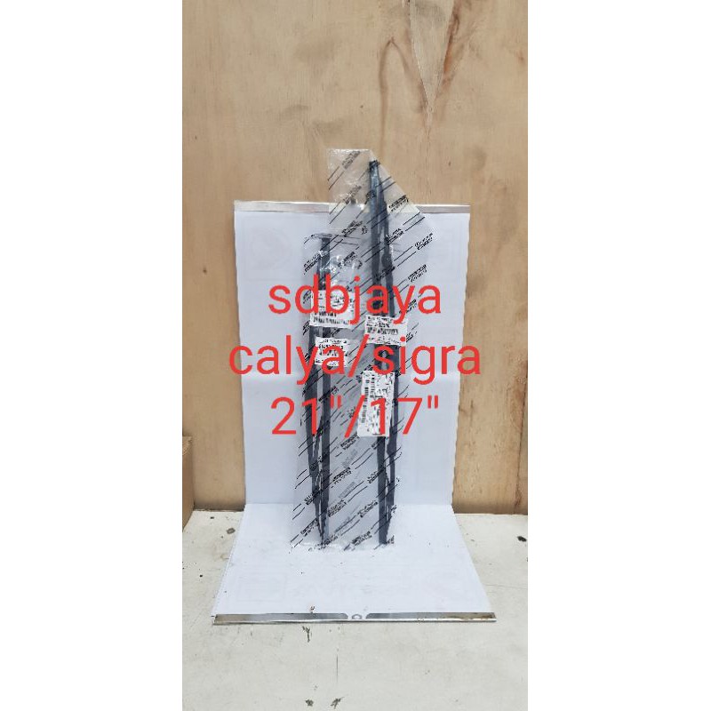 wiper blade wiper kaca depan toyota calya daihatsu sigra 100% original toyota