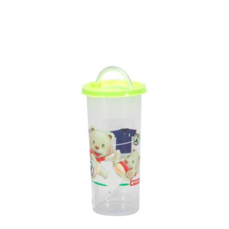 Lion Star GL-63 Cup C-3 W/Straw, Lion star GL-12 C-2 cup W/straw  gelas dan sedotan/botol minum balita