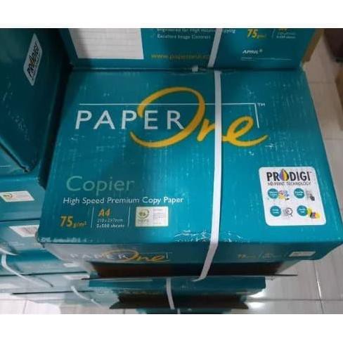 

GOSEND!! KERTAS HVS FOTOCOPY A4 BMO PAPERONE 75 GR MURAH [1 DUS 5 RIM] KERTAS HVS