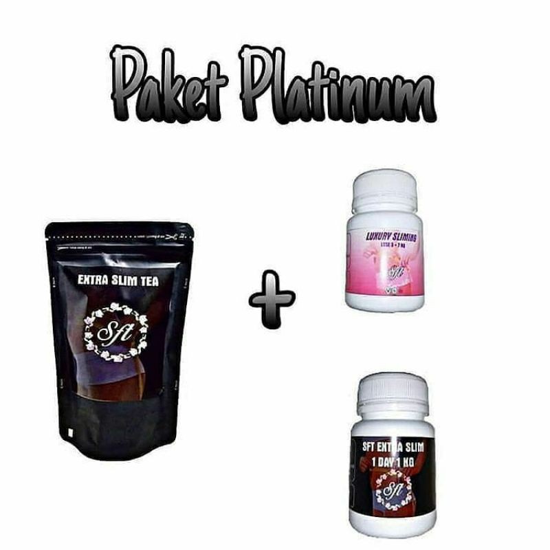 [Pkt Platinum] Pelangsing Obat Diet Herbal Penurun Berat Badan