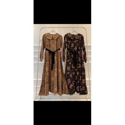 gamis rayon motif LV