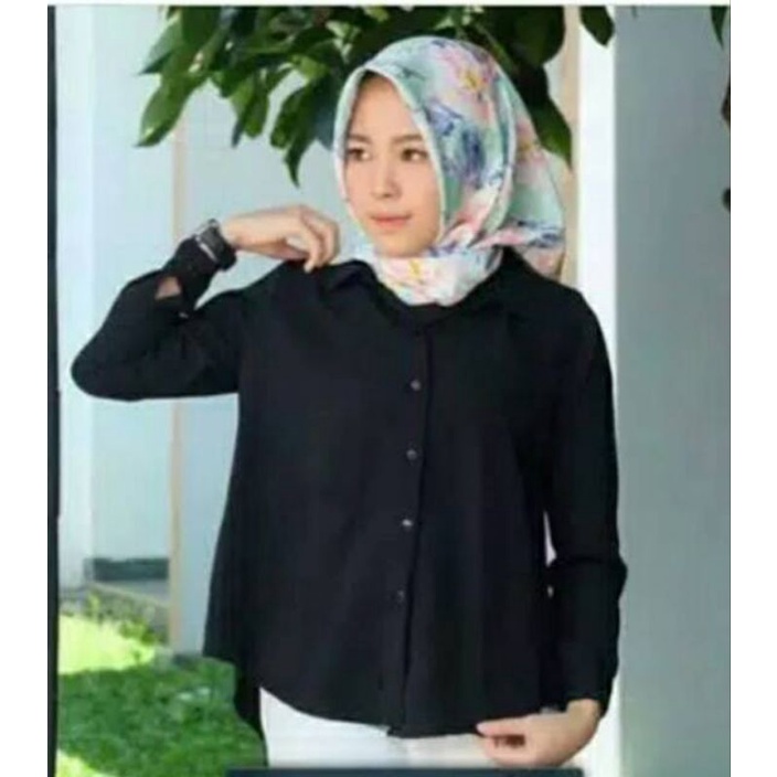 Kemeja Wanita Polos || Kemeja Murah || Kemeja Kerja Fashion