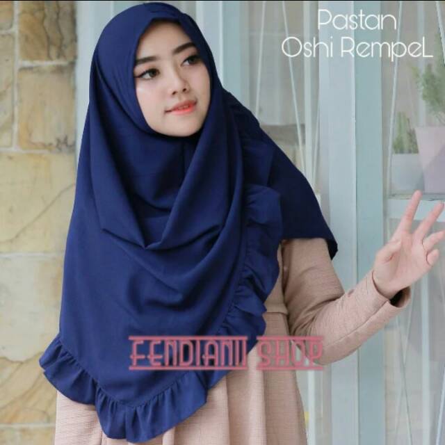 Hijab Jilban Pasmina Isntan OSHI REMPEL