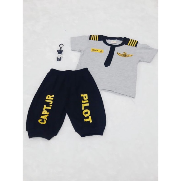Setelan Pilot baju anak laki laki
