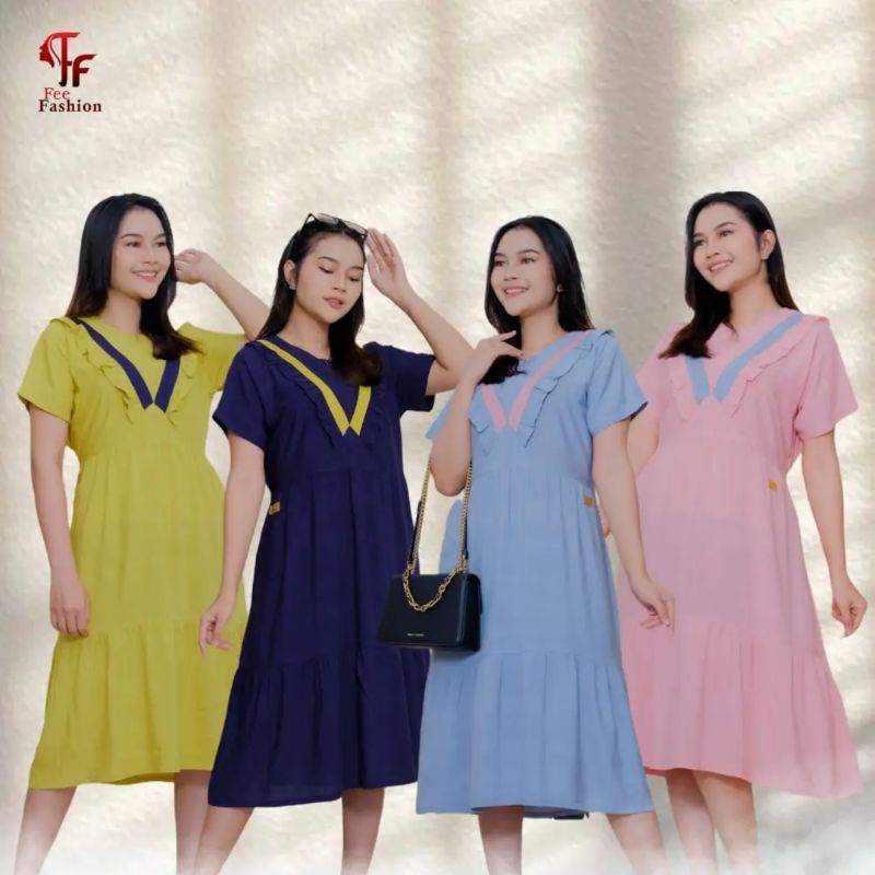 CALLISTA DRESS by Fee Fashion [ NEW - Fee Dress Series ] Gamis Fee Fashion
